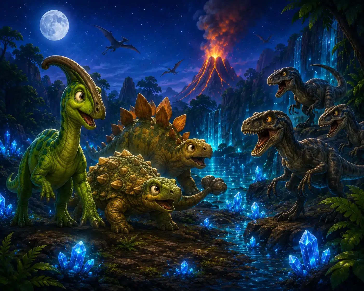 Dino a velociraptoři – pohádka
