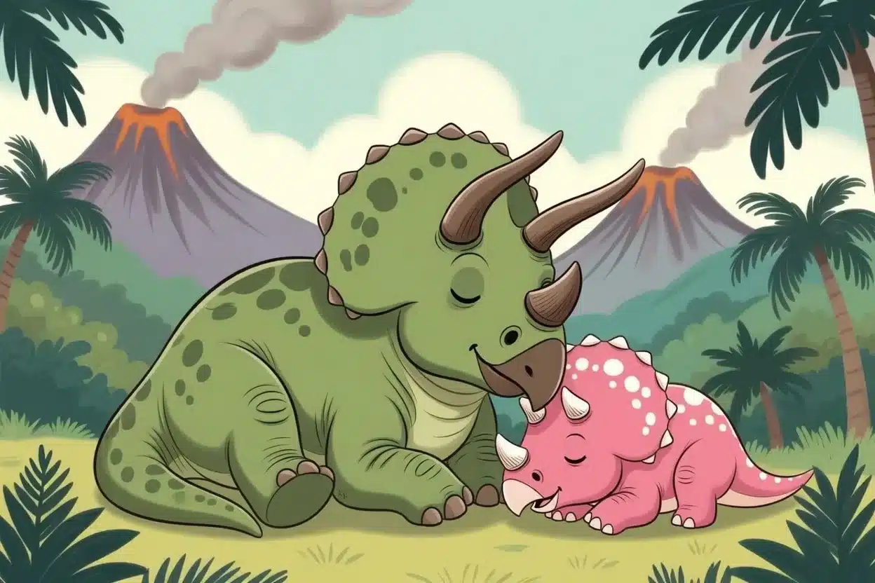 dinosaury Toro a Lili spí