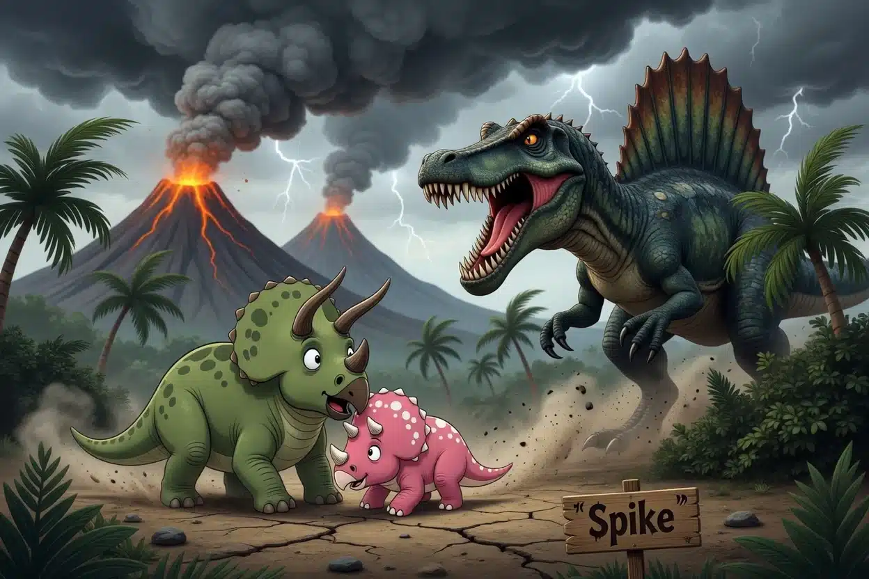 dinosaury a spinosaurus