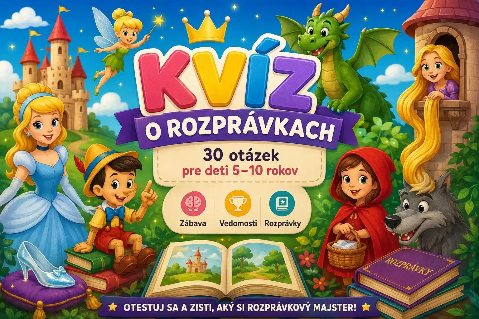 kvíz o pohádkách pro děti