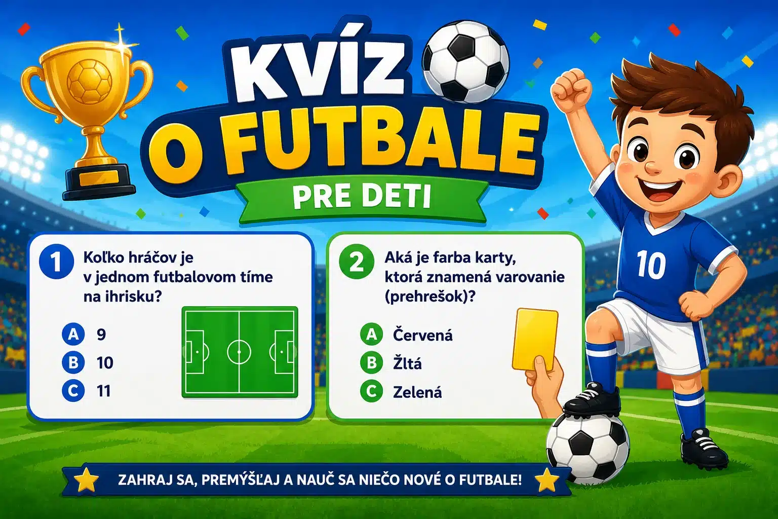 fotbalový kvíz pro děti